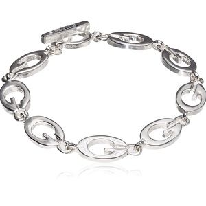 GUESS Basic Silver G Link Bracelet